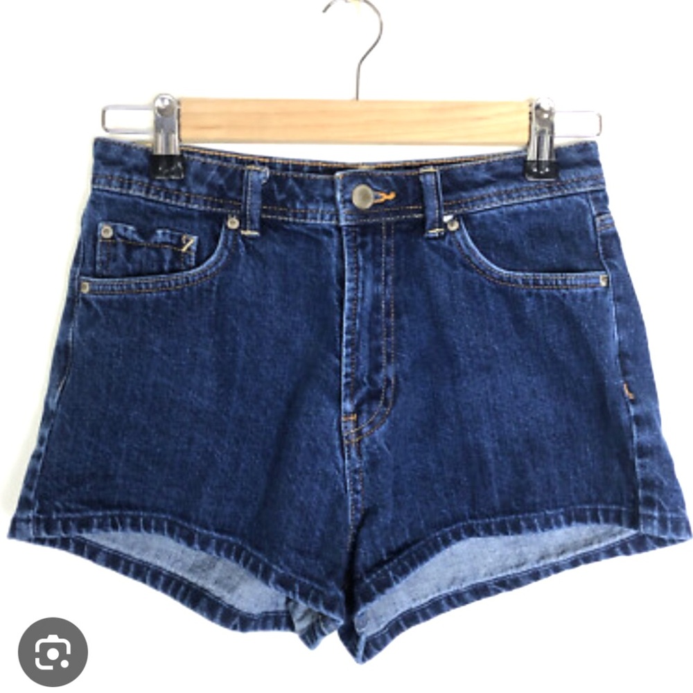 ZARA Denim Shorts dark wash trafaluc